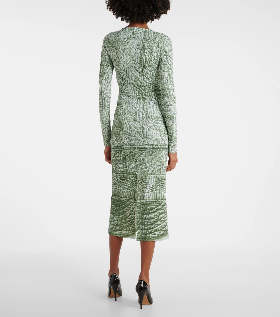 MM6 Maison Margiela - Printed jersey midi dress