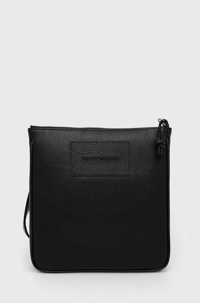 Кожена чанта през рамо Emporio Armani