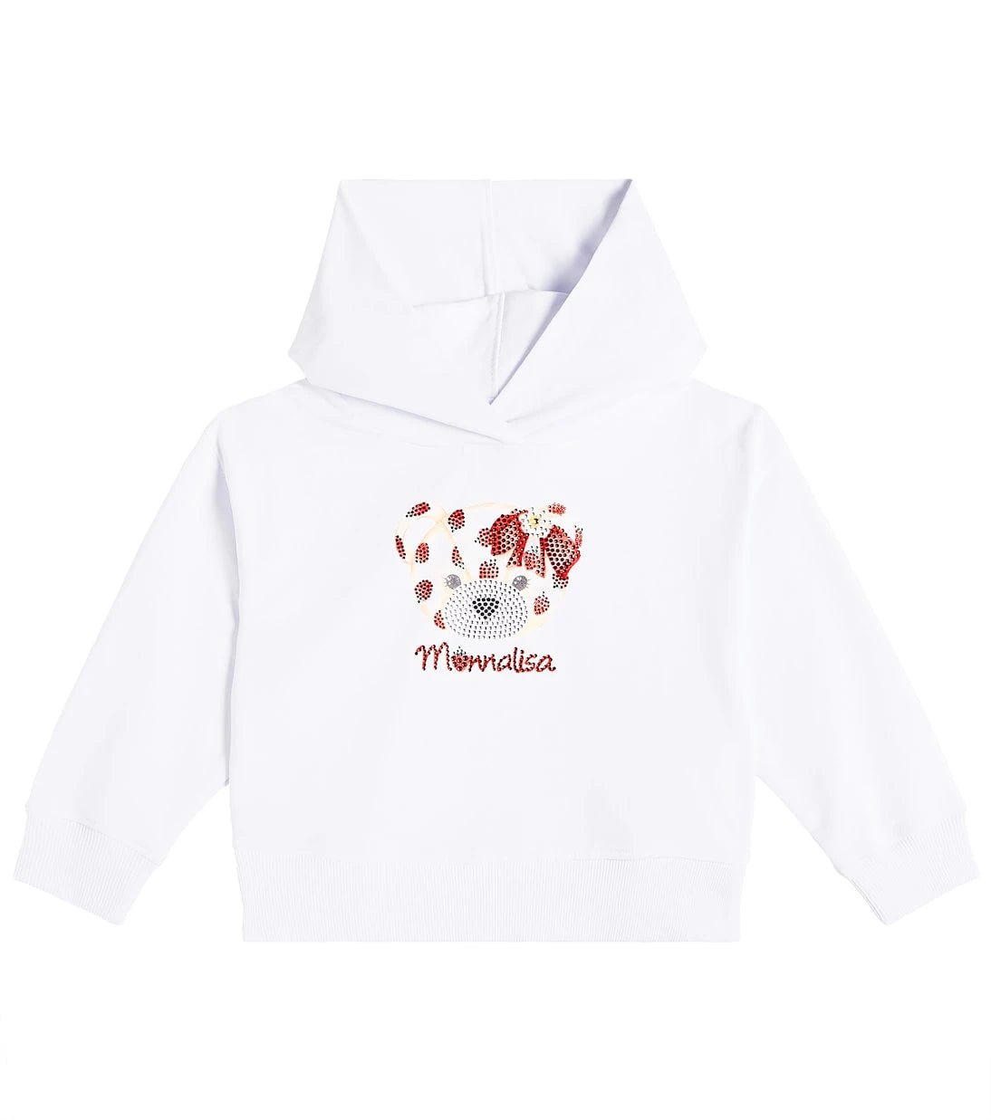 Monnalisa - Printed cotton-blend jersey hoodie