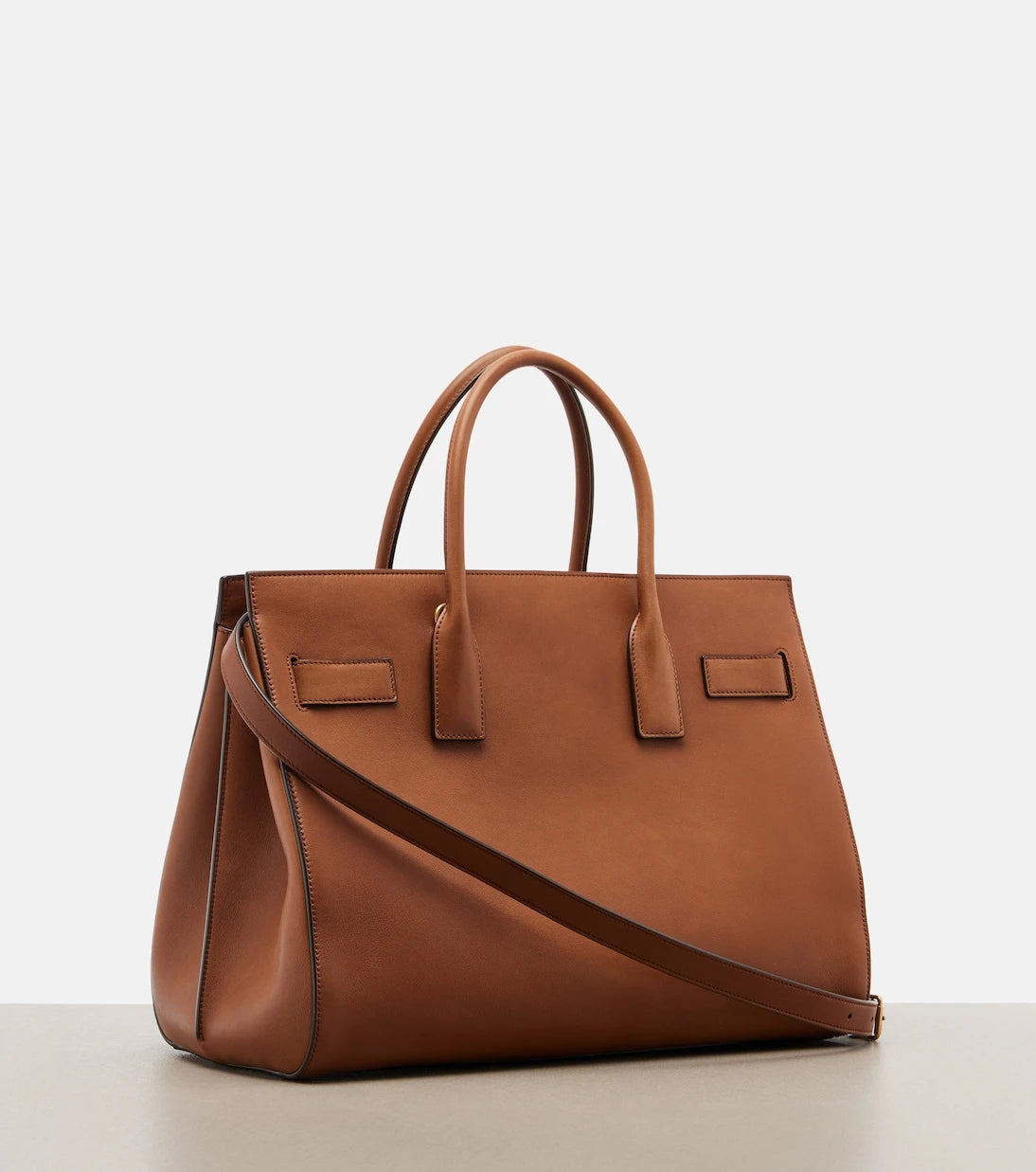 Saint Laurent - Sac De Jour Large leather tote bag