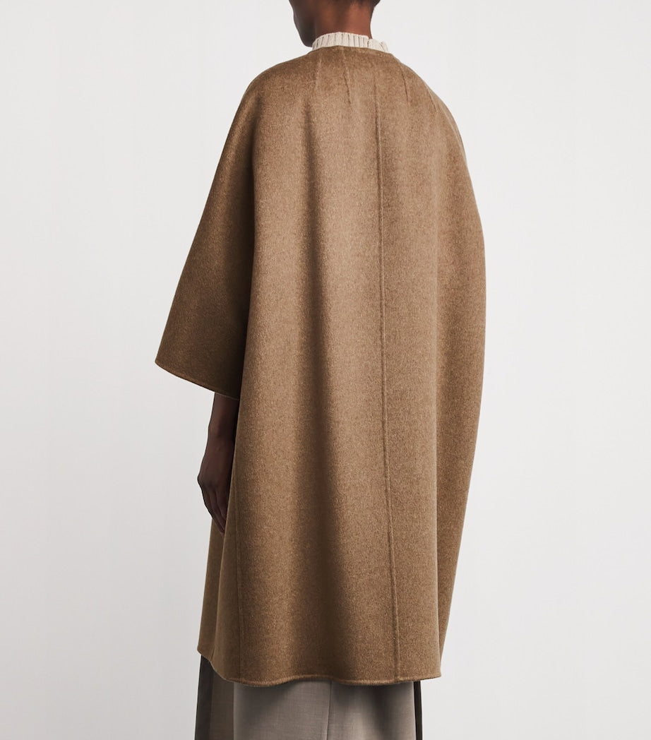 Beige Cashmere Cape