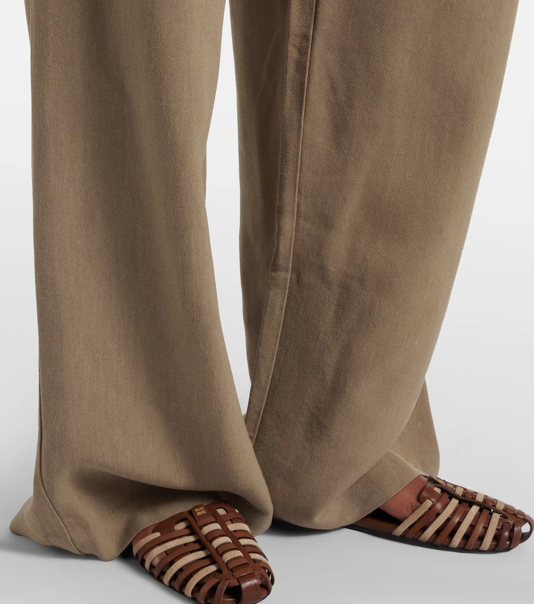 The Frankie Shop - Marfa pleated wide-leg pants