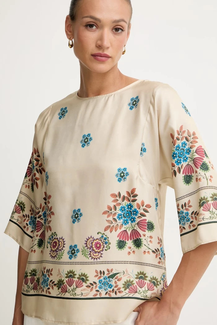 Weekend Max Mara блуза дамска от коприна SAMBA