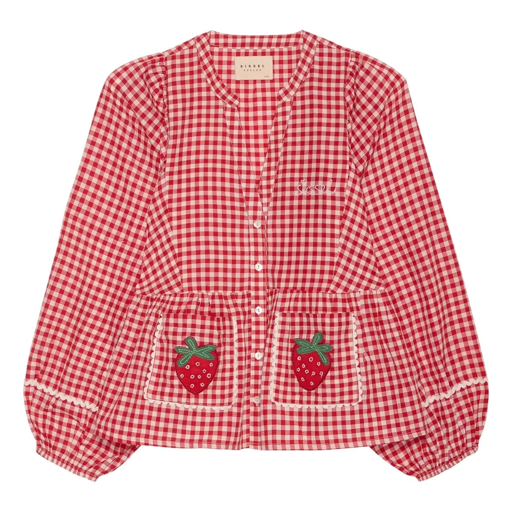 SISSEL EDELBO - Top Carreaux Bobbie | Red