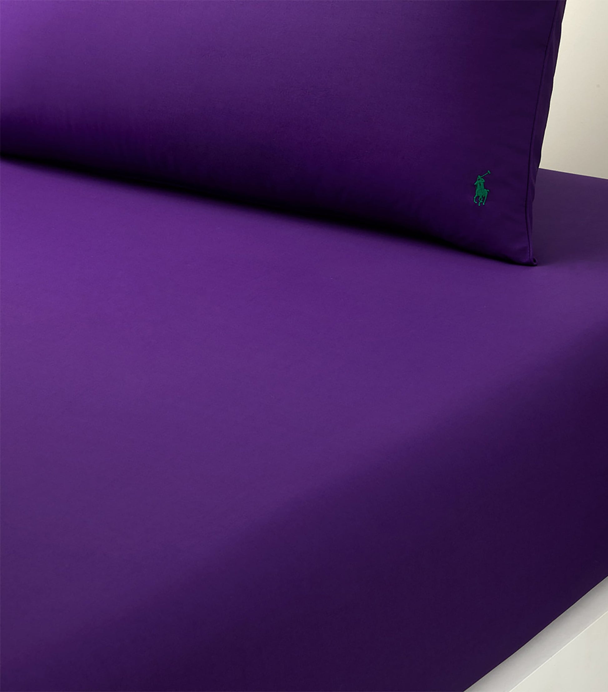 Cotton Polo Player Euro King Fitted Sheet (160cm x 200cm)