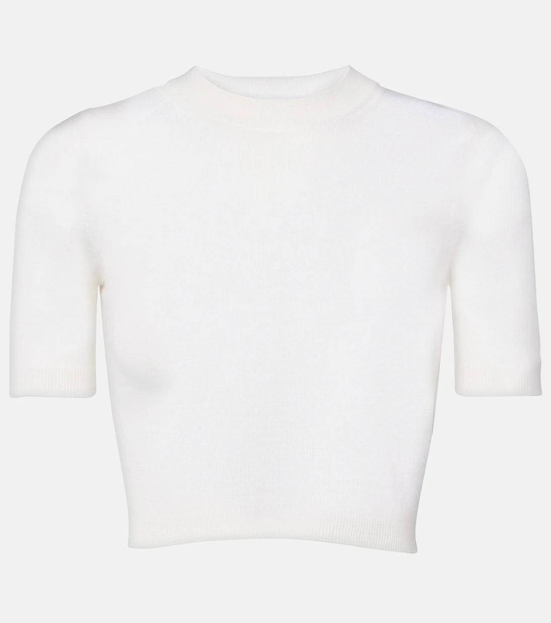 Alaïa - Cropped cashmere top