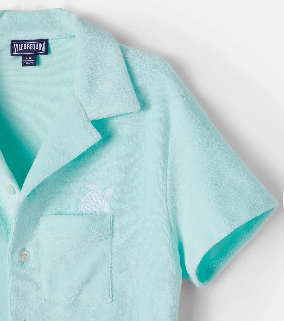 Vilebrequin Kids - Embroidered cotton terry shirt