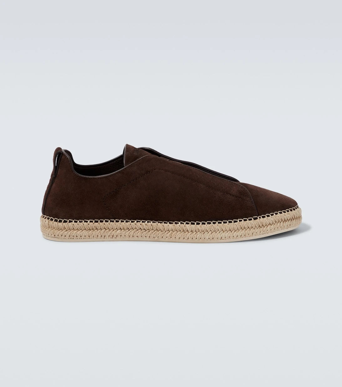Zegna - Triple Stitch suede espadrilles