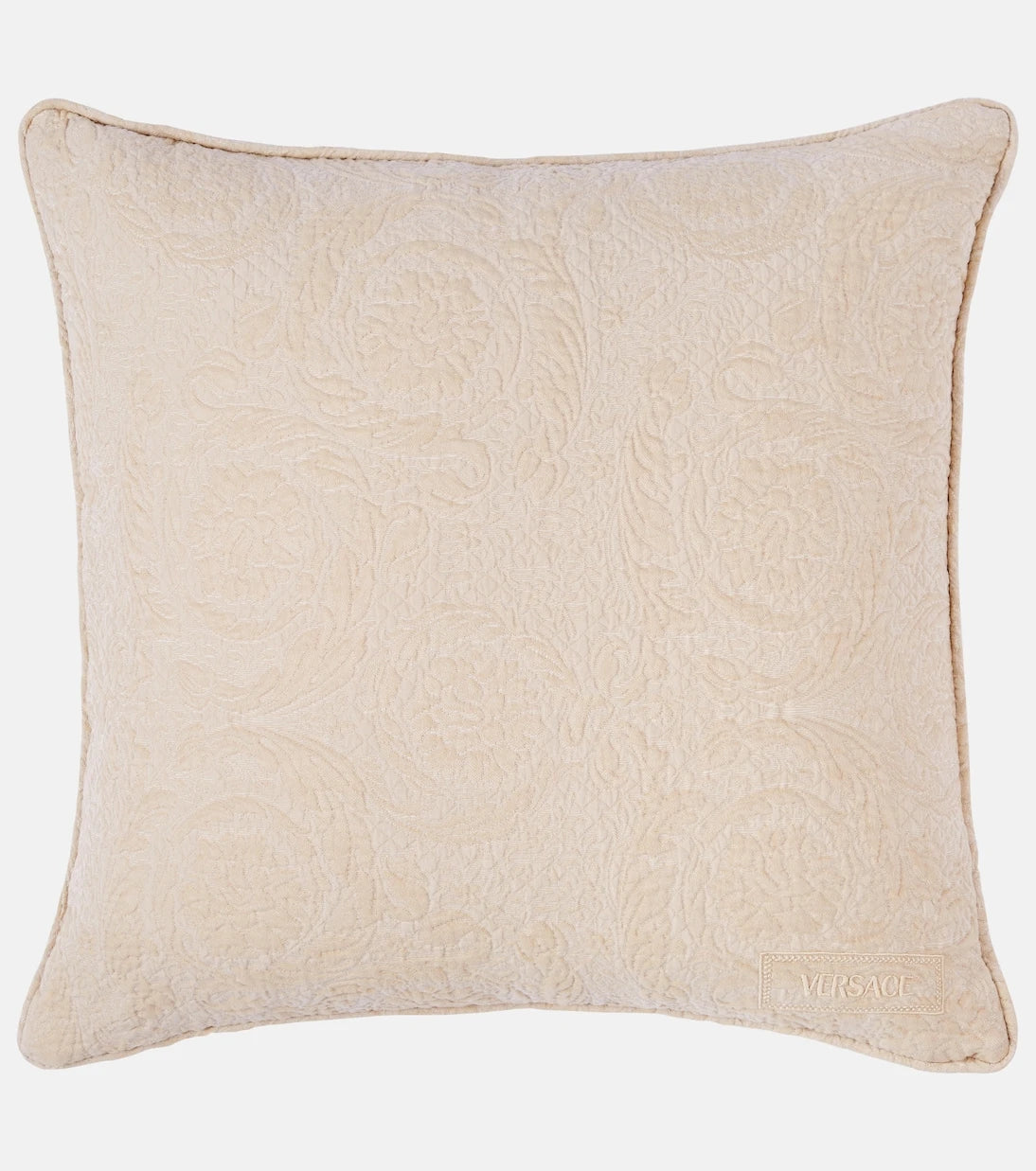 Versace Home - Barocco embroidered cotton-blend cushion