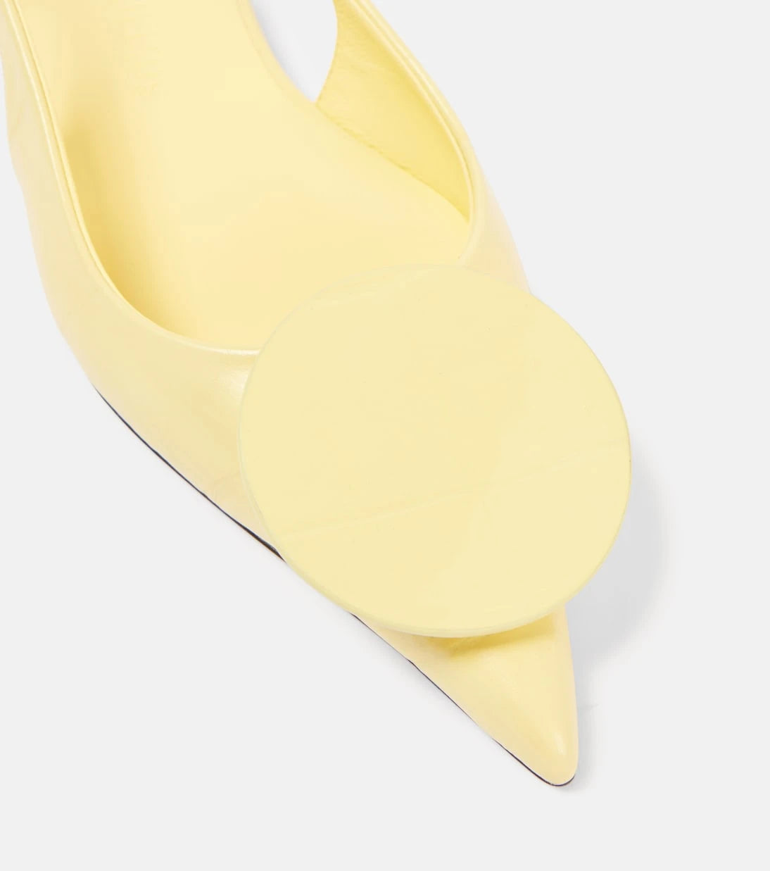 Jacquemus - Les Slingbacks Duelo leather ballet flats