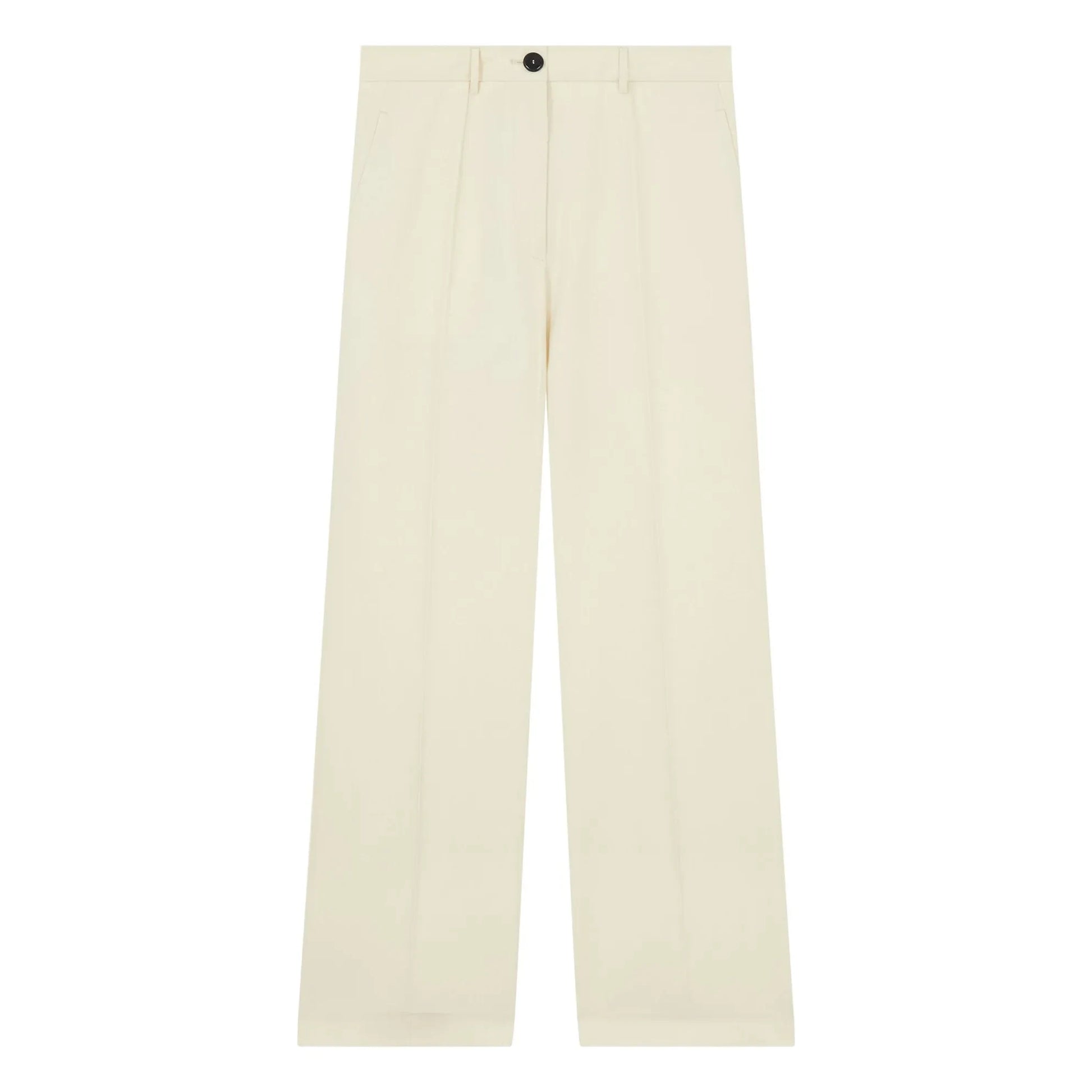 Pomandère - Cotton and linen pants | Beige