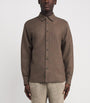 Brown Wool Chelsea Overshirt
