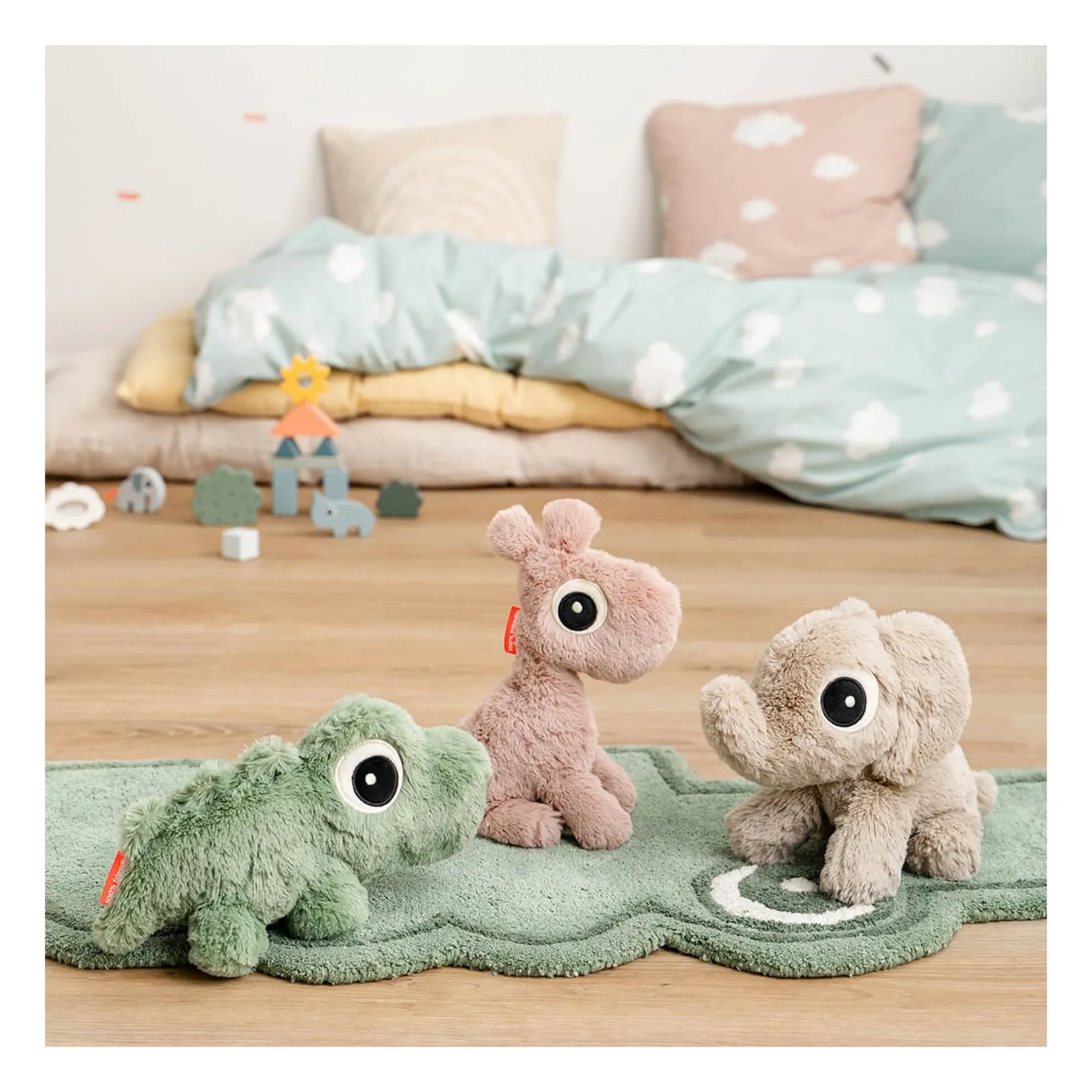 Done by deer - Bestie Croco plush | Green