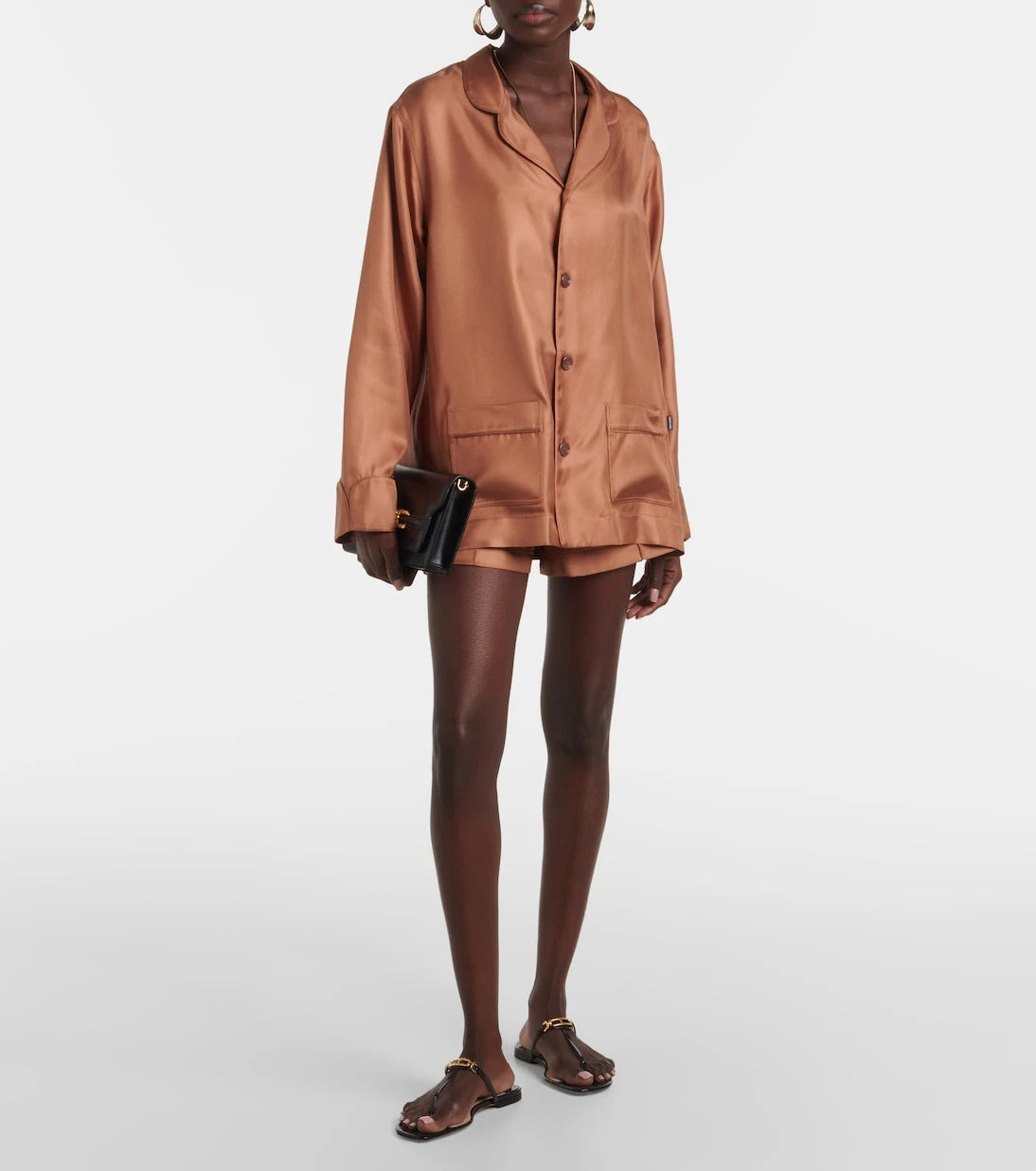 Tom Ford - Silk twill shorts