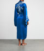 TORLOWEI Blue Silk Tokoni Robe