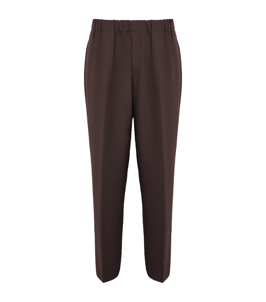 Jersey Wide-Leg Trousers