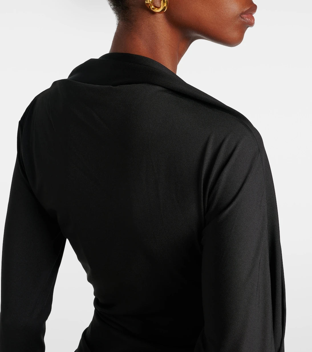 Victoria Beckham - Ruched asymmetric gown