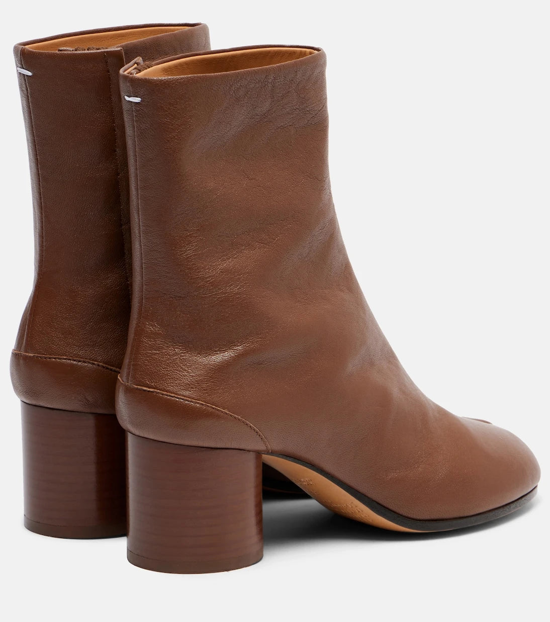 Maison Margiela - Tabi 60 leather ankle boots
