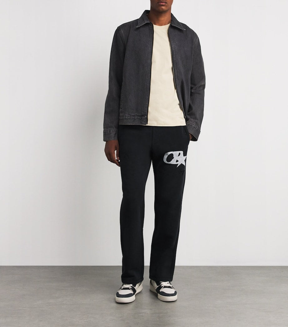 Black Harrington Denim Jacket