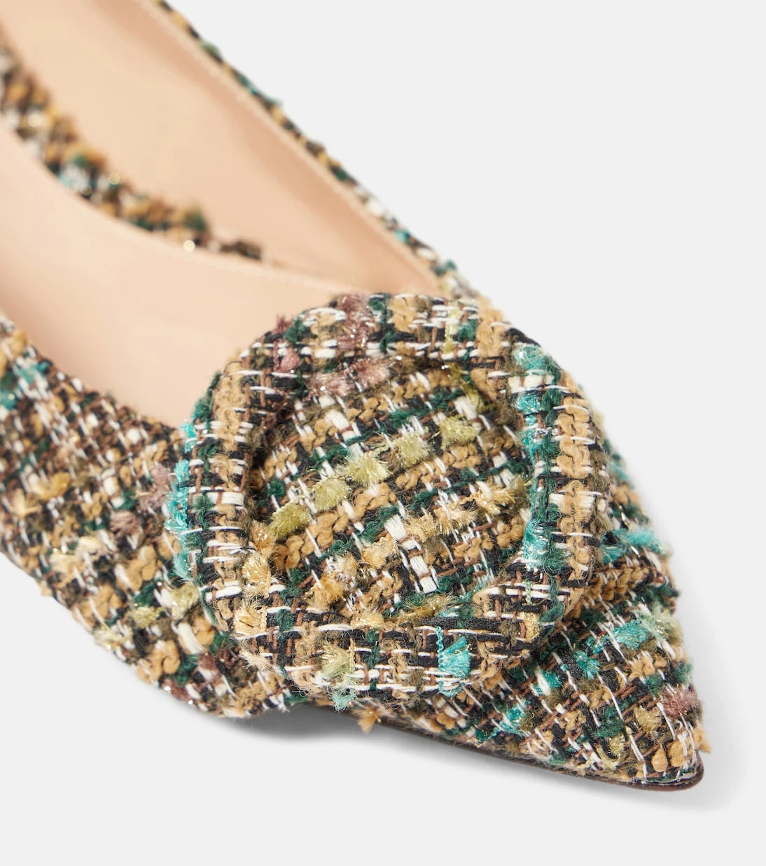 Gianvito Rossi - Venezia bouclé ballet flats