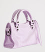 Balenciaga Purple Mini Leather Le City Top-Handle Bag