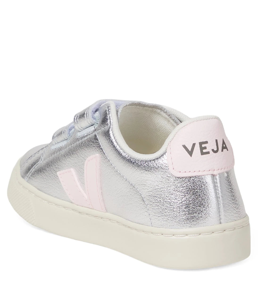 Veja Kids - Esplar metallic leather sneakers