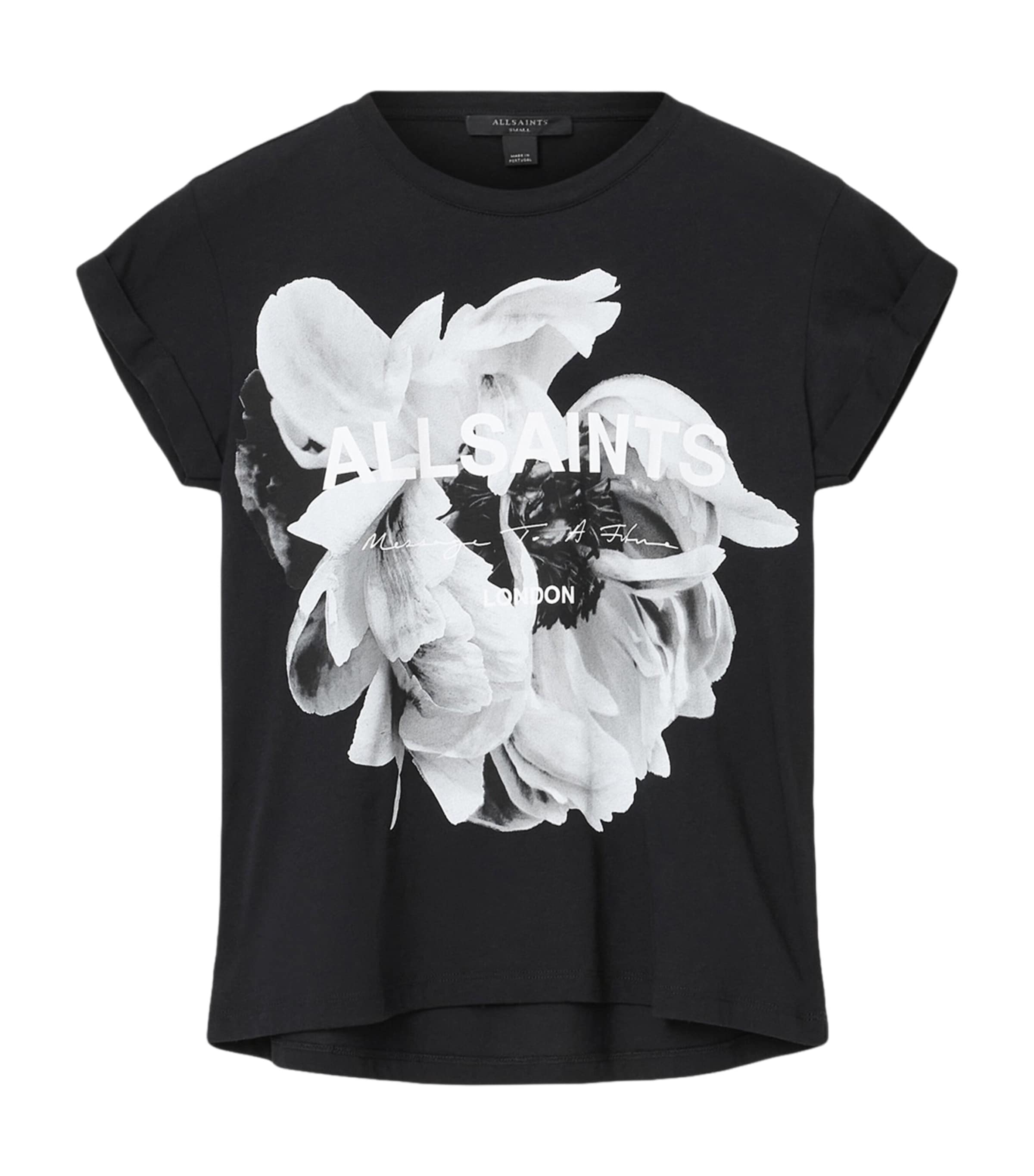 Black Organic Cotton Lena Anna T-Shirt