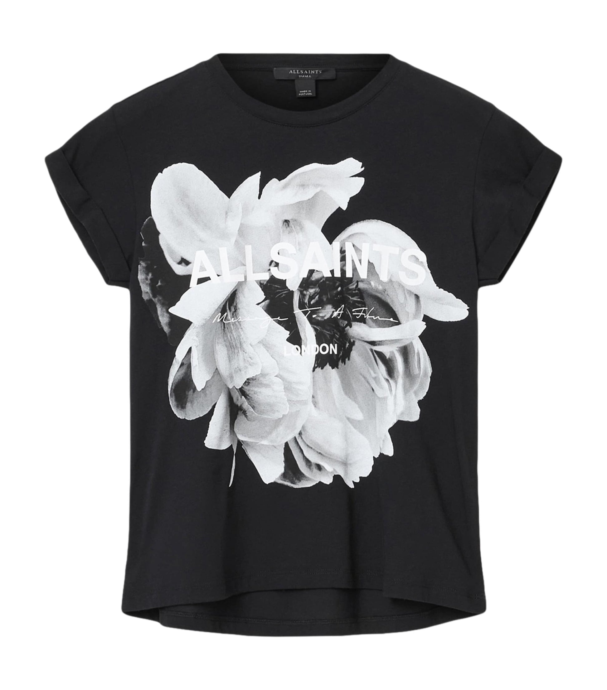 Black Organic Cotton Lena Anna T-Shirt