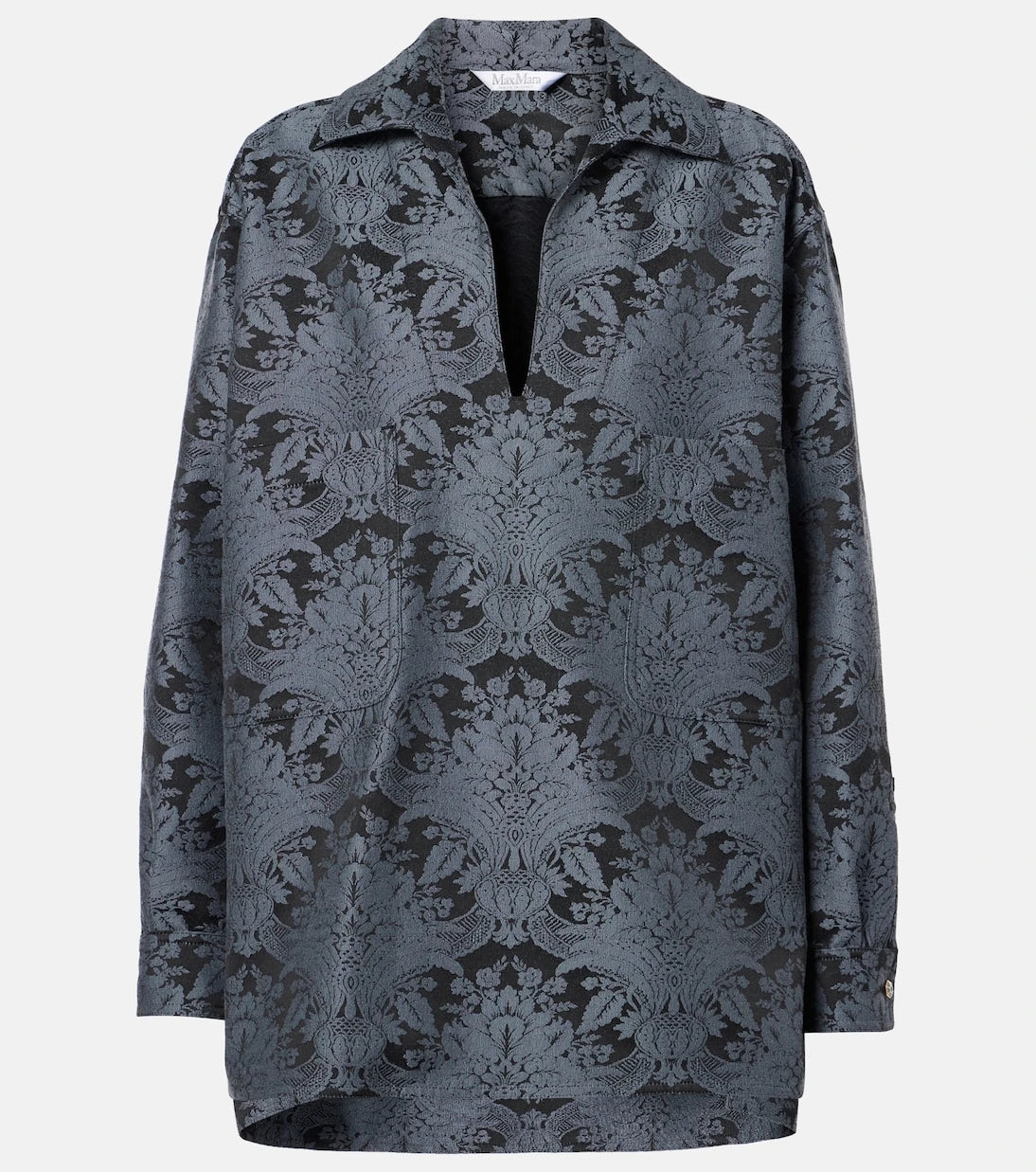 Max Mara - Anemone wool-blend jacquard shirt