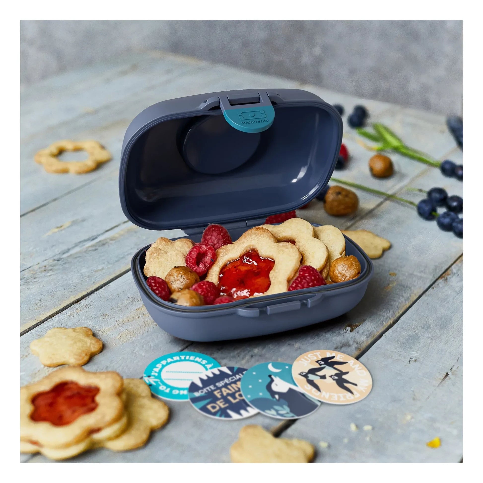 Monbento - Gram Loup snack box | Blue