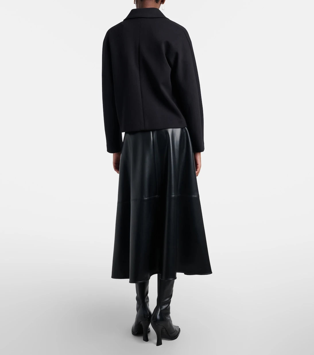'S Max Mara - Ninfa jersey midi skirt