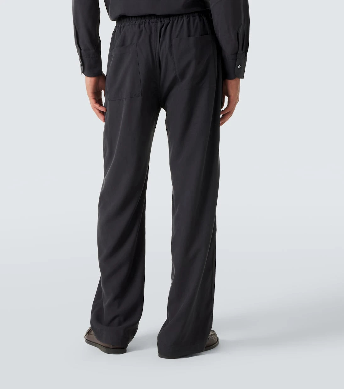 Saman Amel - Alio silk straight pants