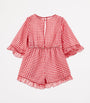 Monnalisa Cotton Gingham Portofino Playsuit (2-12 Years)