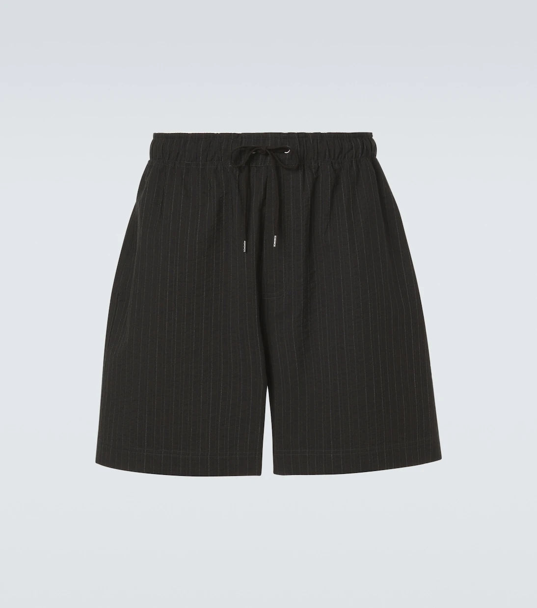 Studio Nicholson - Starboard striped cotton and wool shorts