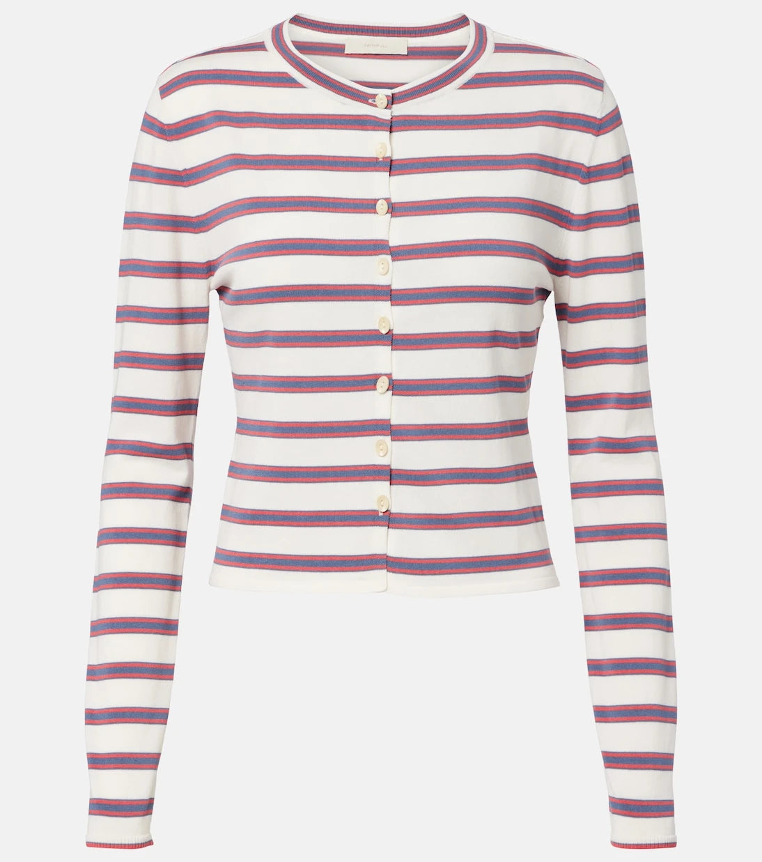 Faithfull - Cinta striped cotton-blend cardigan