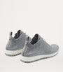 Jimmy Choo Grey Embellished Veles Sneakers