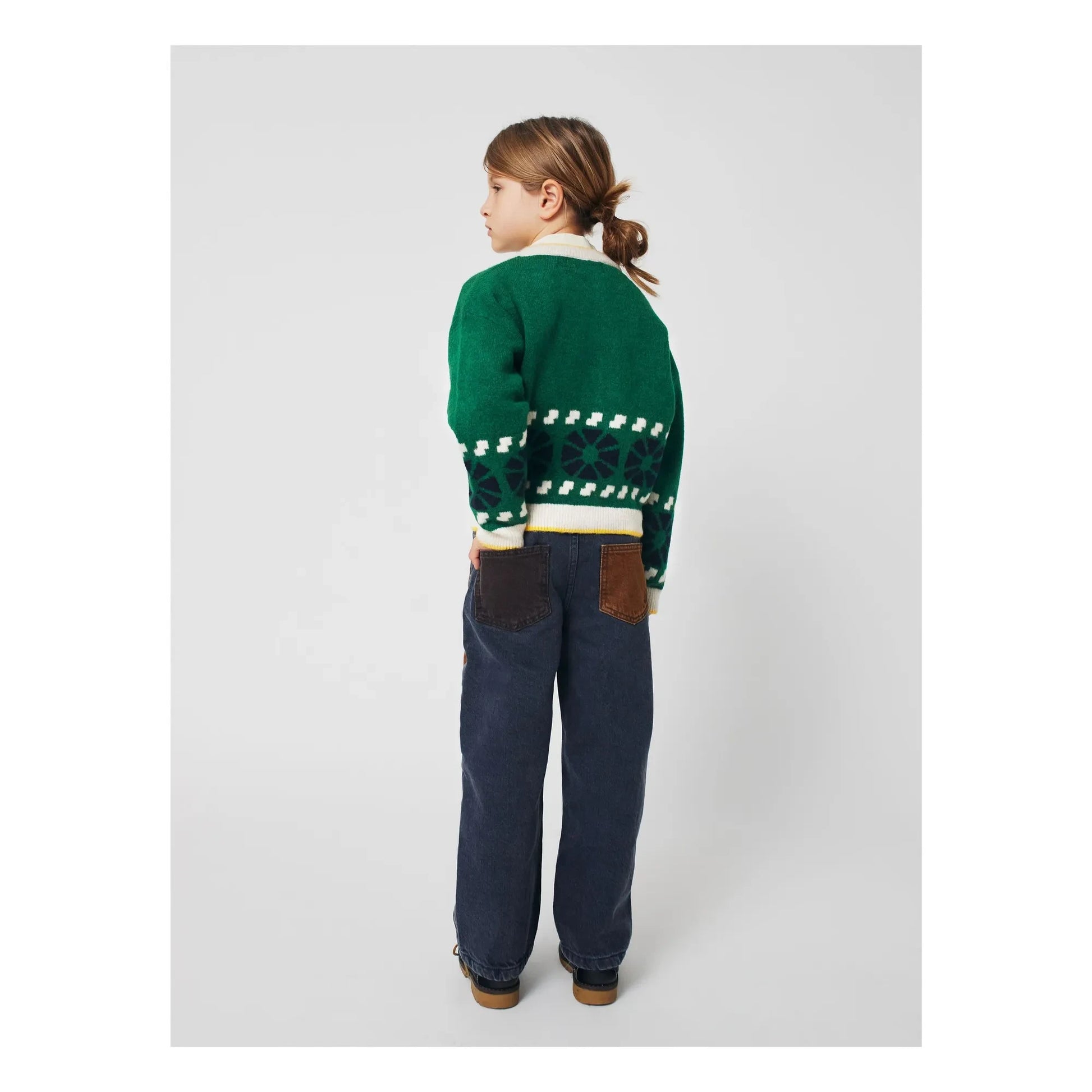 Bobo Choses - Jacquard Wool Vest | Green