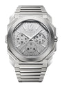 Bvlgari Stainless Steel Octo Finissimo Chronograph GMT Watch 43mm