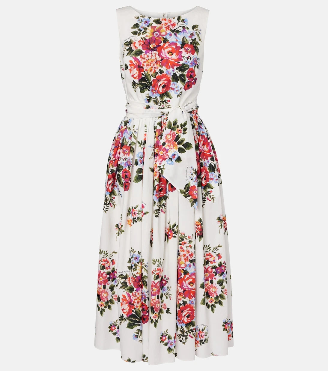 Dolce&Gabbana - Floral cotton midi dress