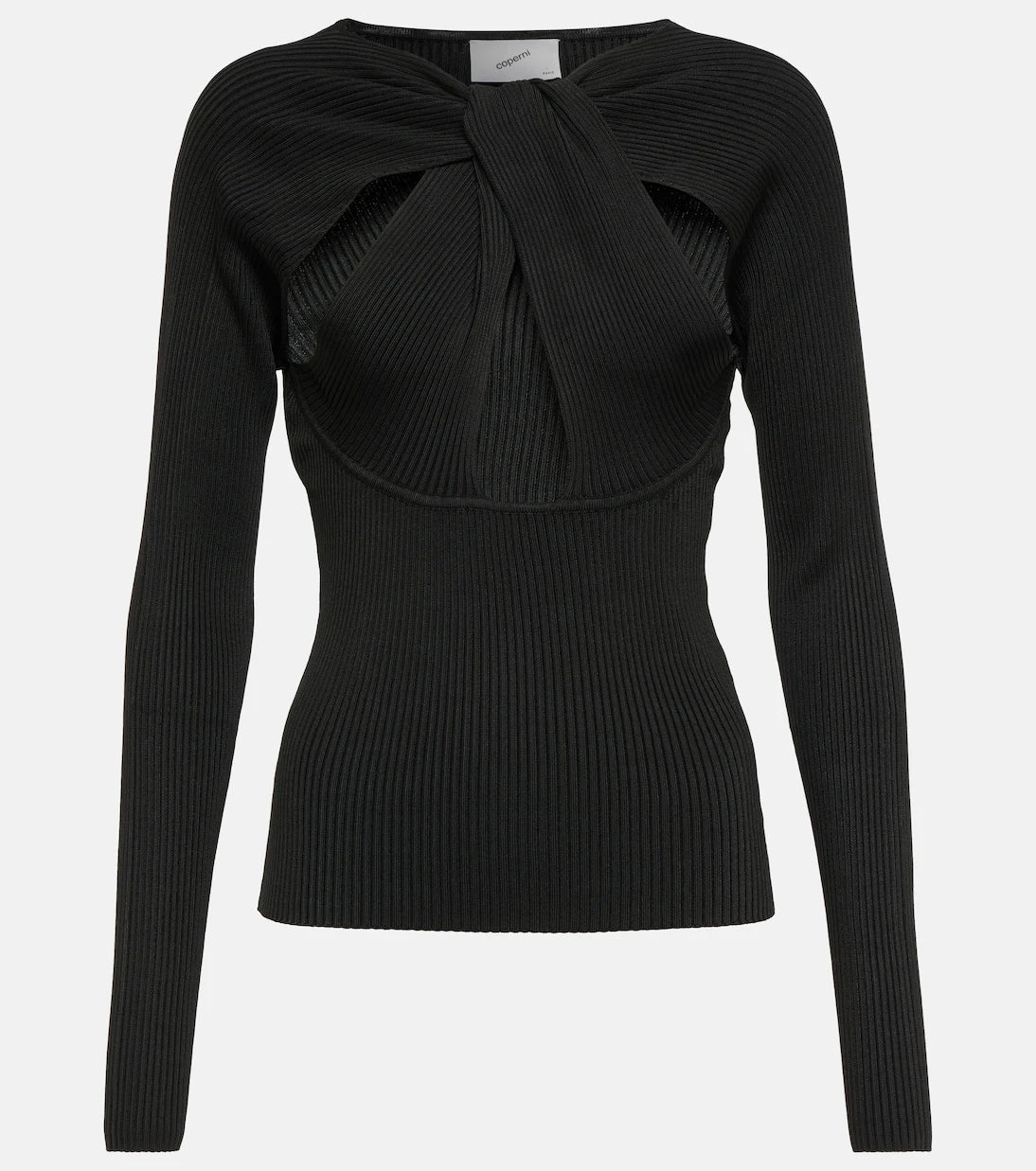 Coperni - Cutout ribbed-knit sweater