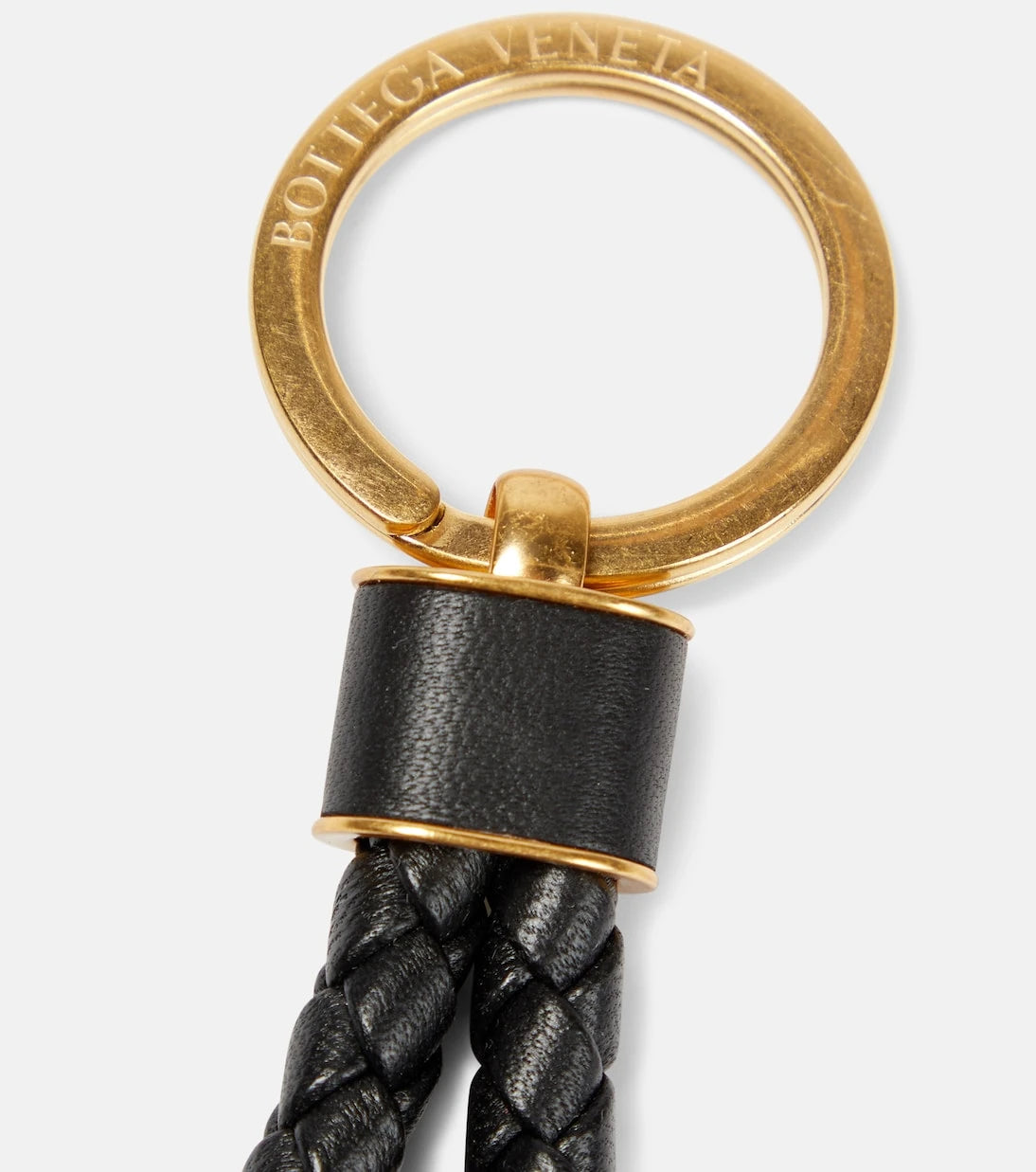 Bottega Veneta - Intreccio leather keyring