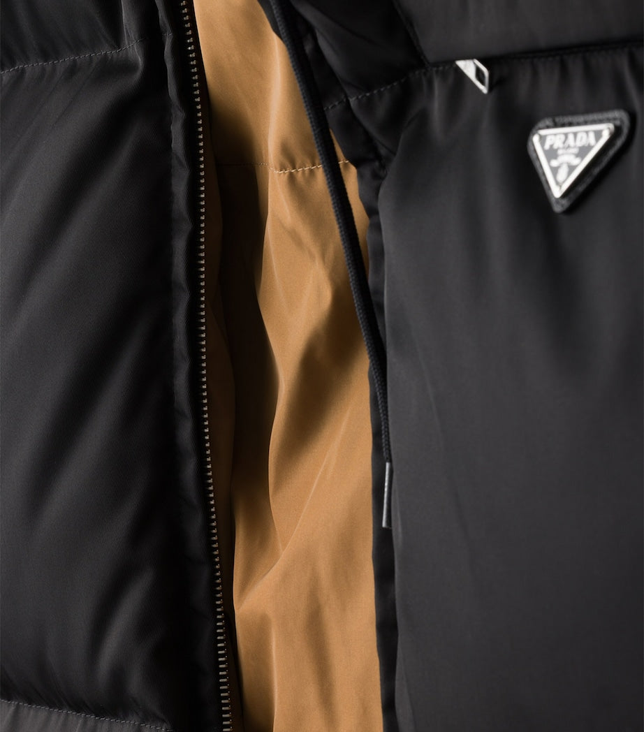 Prada Black Re-Nylon Down Jacket