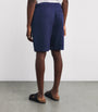 Navy Linen Felipe Shorts