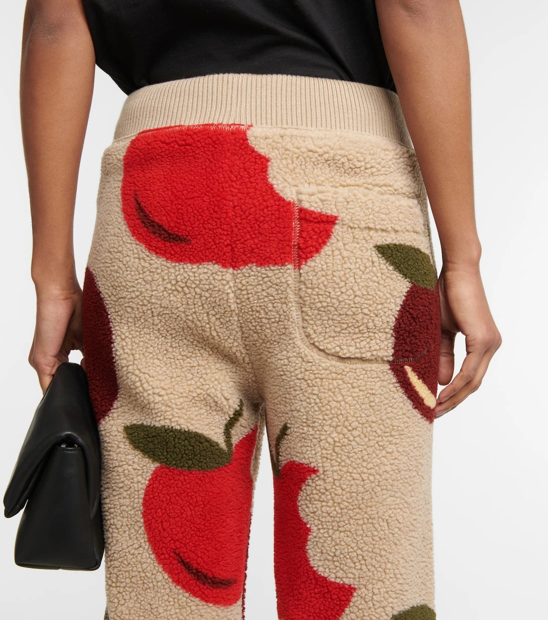 JW Anderson - بنطال رياضي من الصوف المطبوع