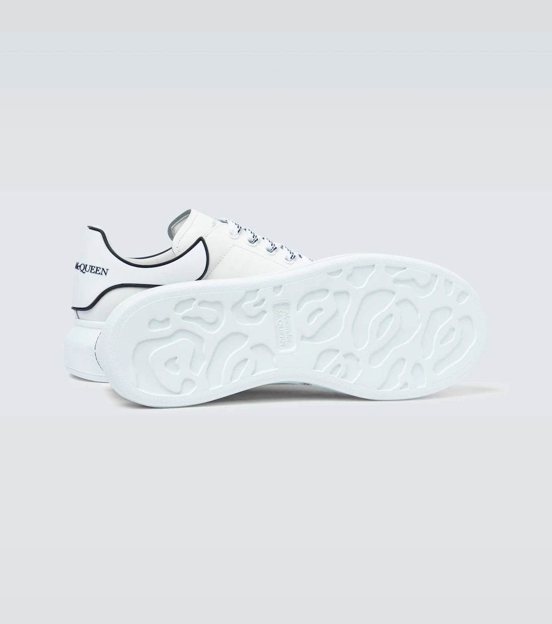 McQueen - Oversized leather sneakers