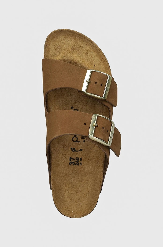 Чехли от набук Birkenstock Arizona Platform Flex Birkenstock x Papillio