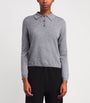 Grey Cashmere Minou Polo Sweater