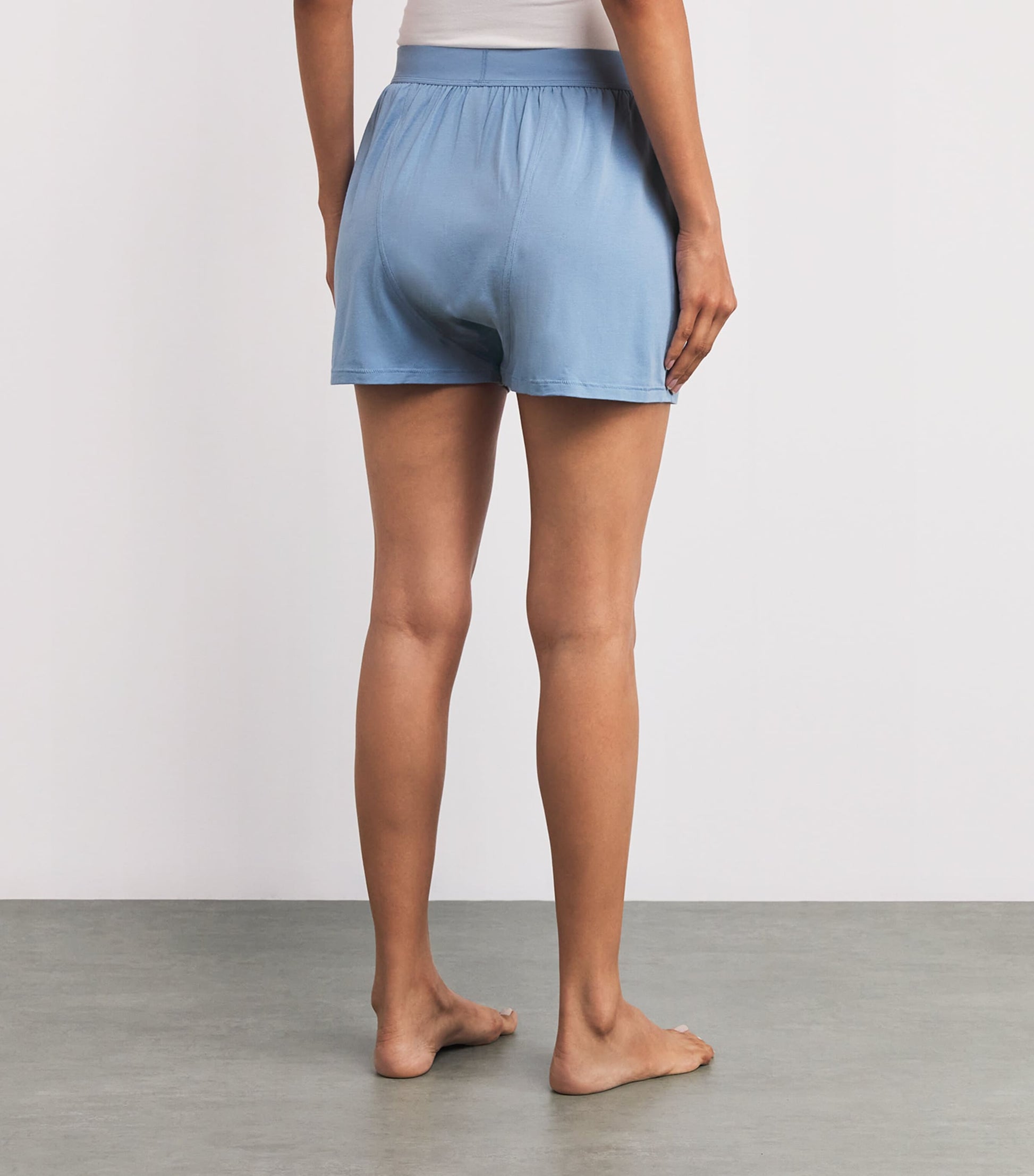 Blue Loose Boxer Shorts