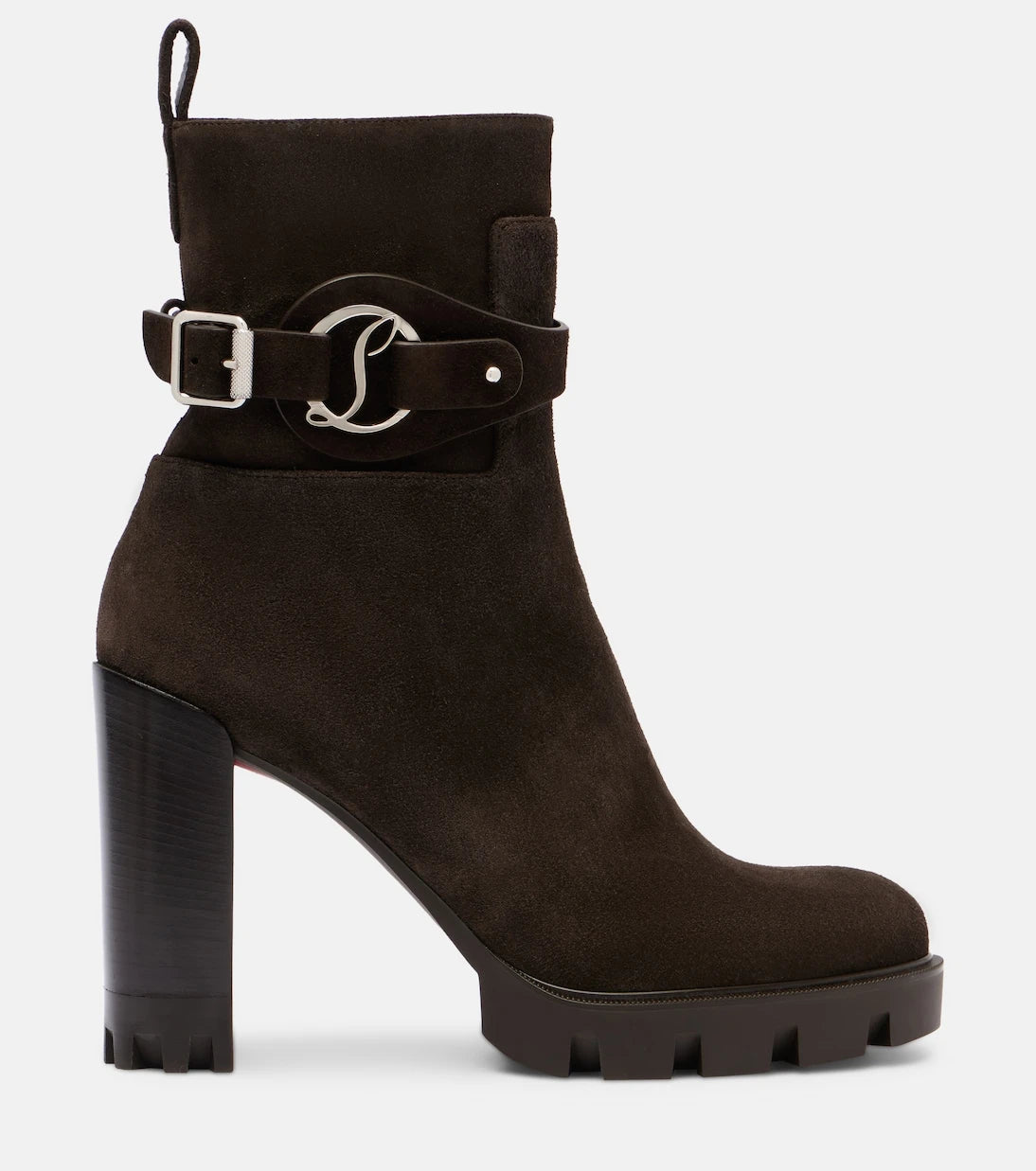 Christian Louboutin - Dianouchette 100 suede ankle boots