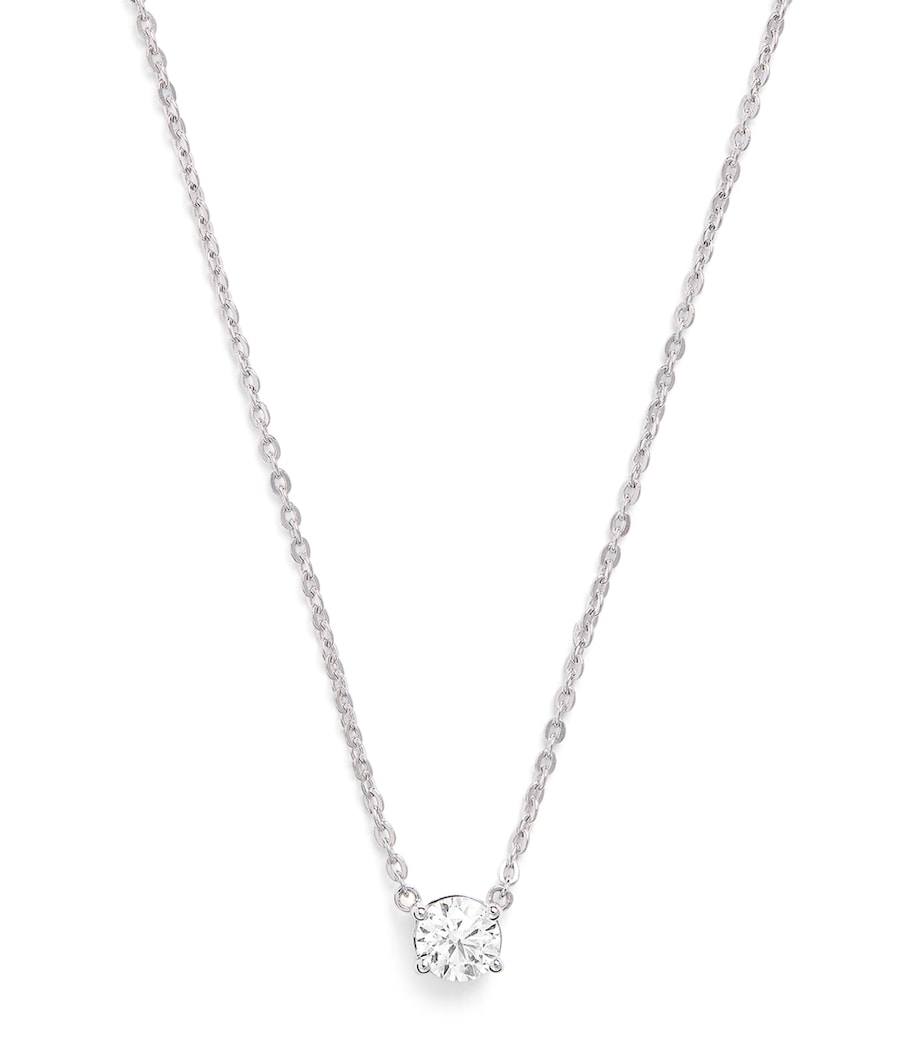 White Gold and Diamond Pendant Necklace (0.50ct)